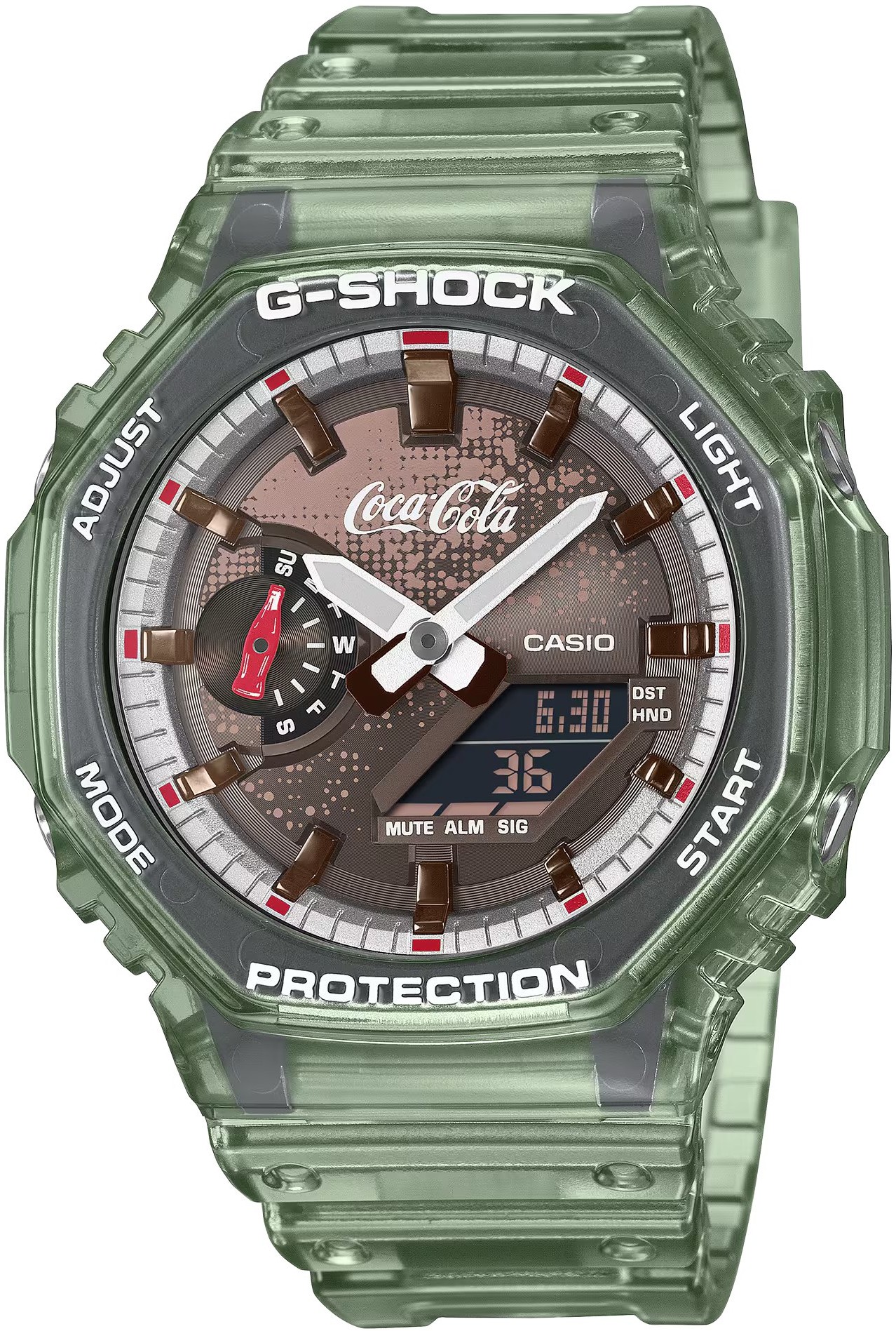 Casio G-Shock Carbon Core Guard x Coca-Cola® Collaboration GA-2100CC-3AER
