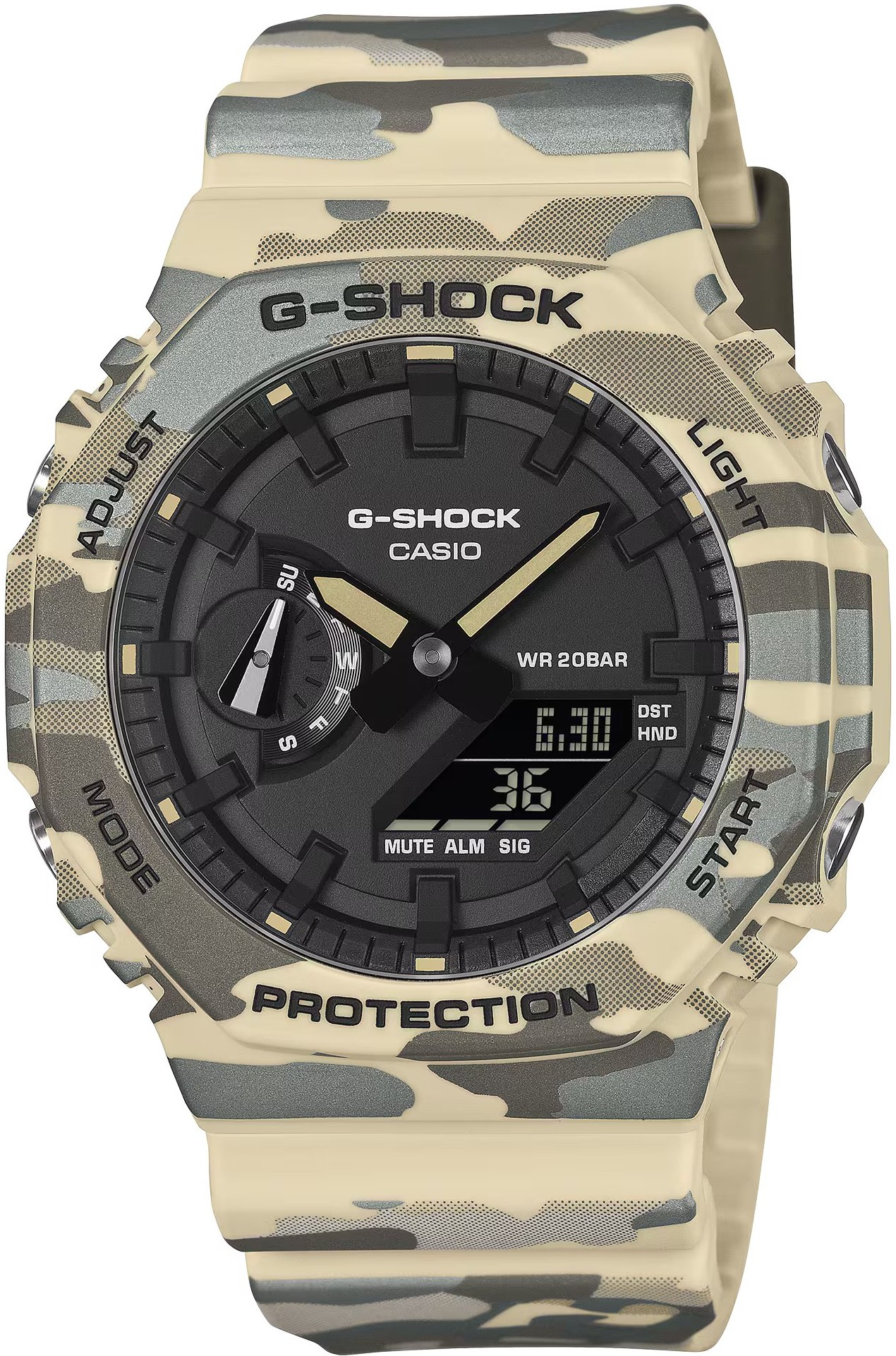 Casio G-Shock Carbon Core Guard Camouflage Series GA-2100CM-5AER