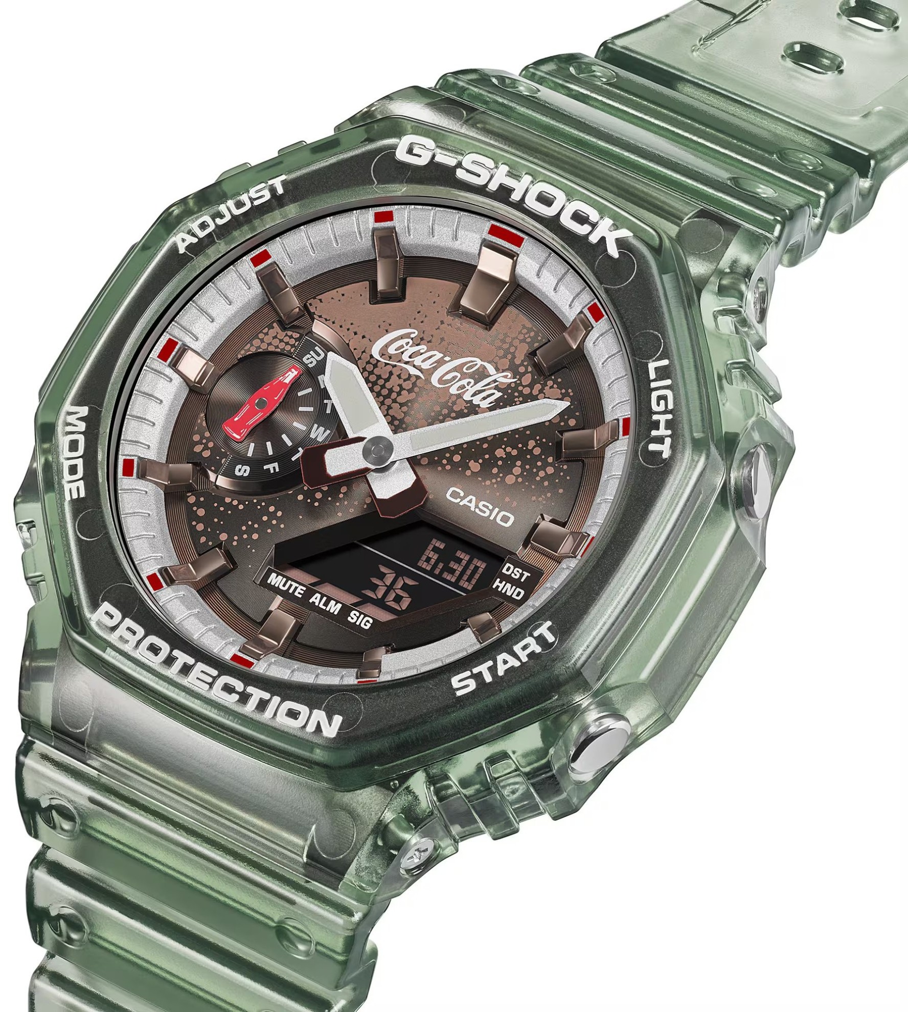 Casio G-Shock Carbon Core Guard x Coca-Cola® Collaboration GA-2100CC-3AER