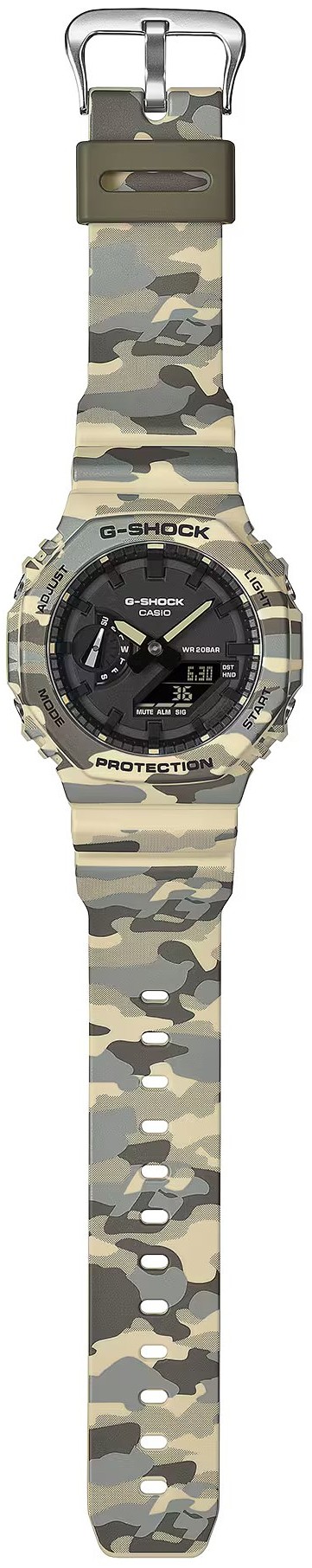 Casio G-Shock Carbon Core Guard Camouflage Series GA-2100CM-5AER