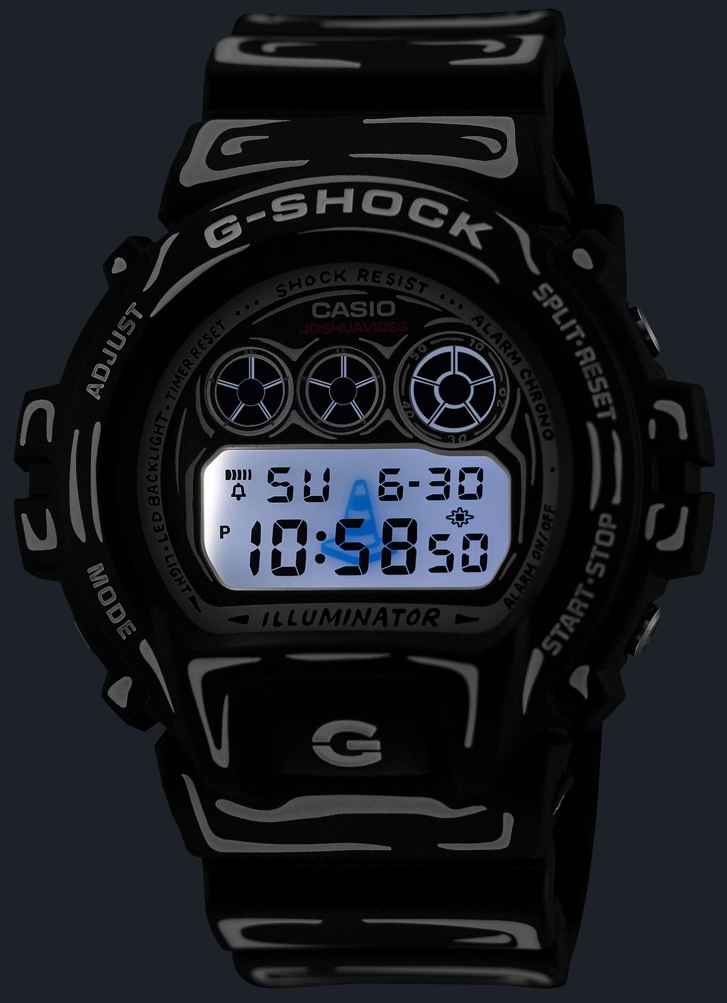 Casio G-Shock Joshua Vides Collaboration Model DW-6900JV-1ER