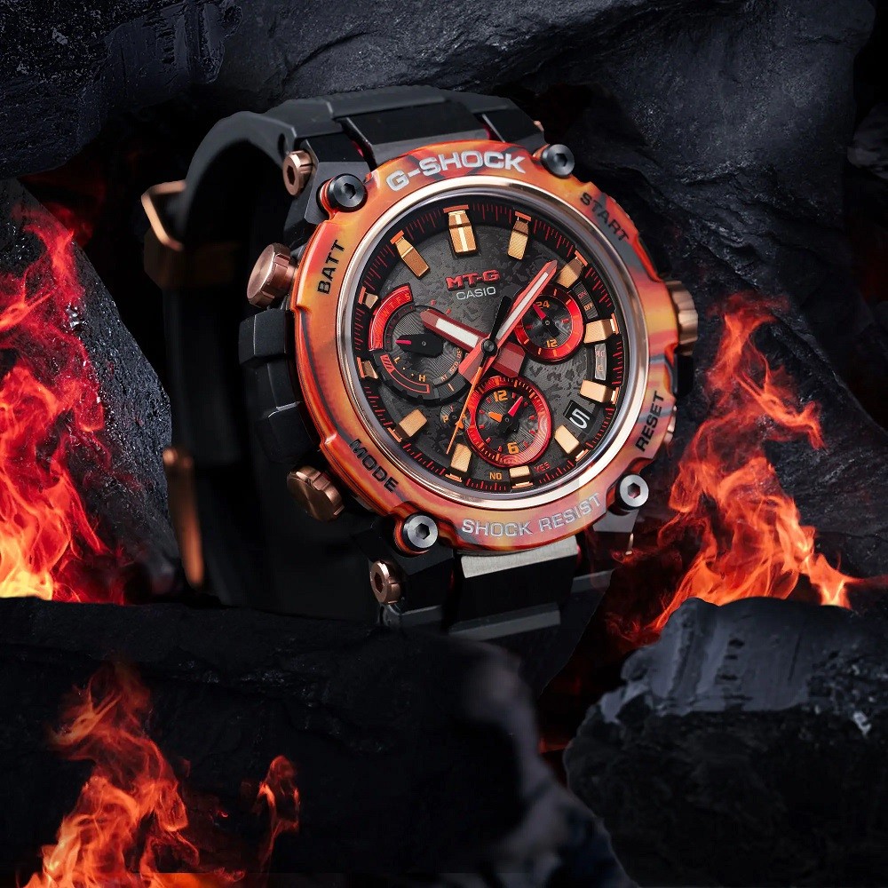 Casio G-Shock MT-G 40th Anniversary Flare Red MTG-B3000FR-1AER