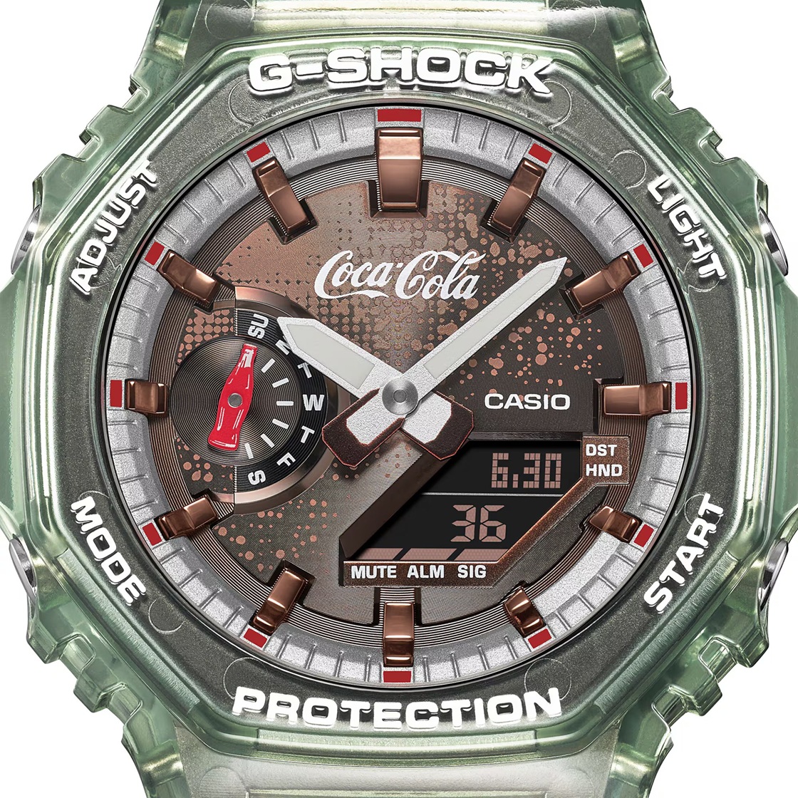 Casio G-Shock Carbon Core Guard x Coca-Cola® Collaboration GA-2100CC-3AER