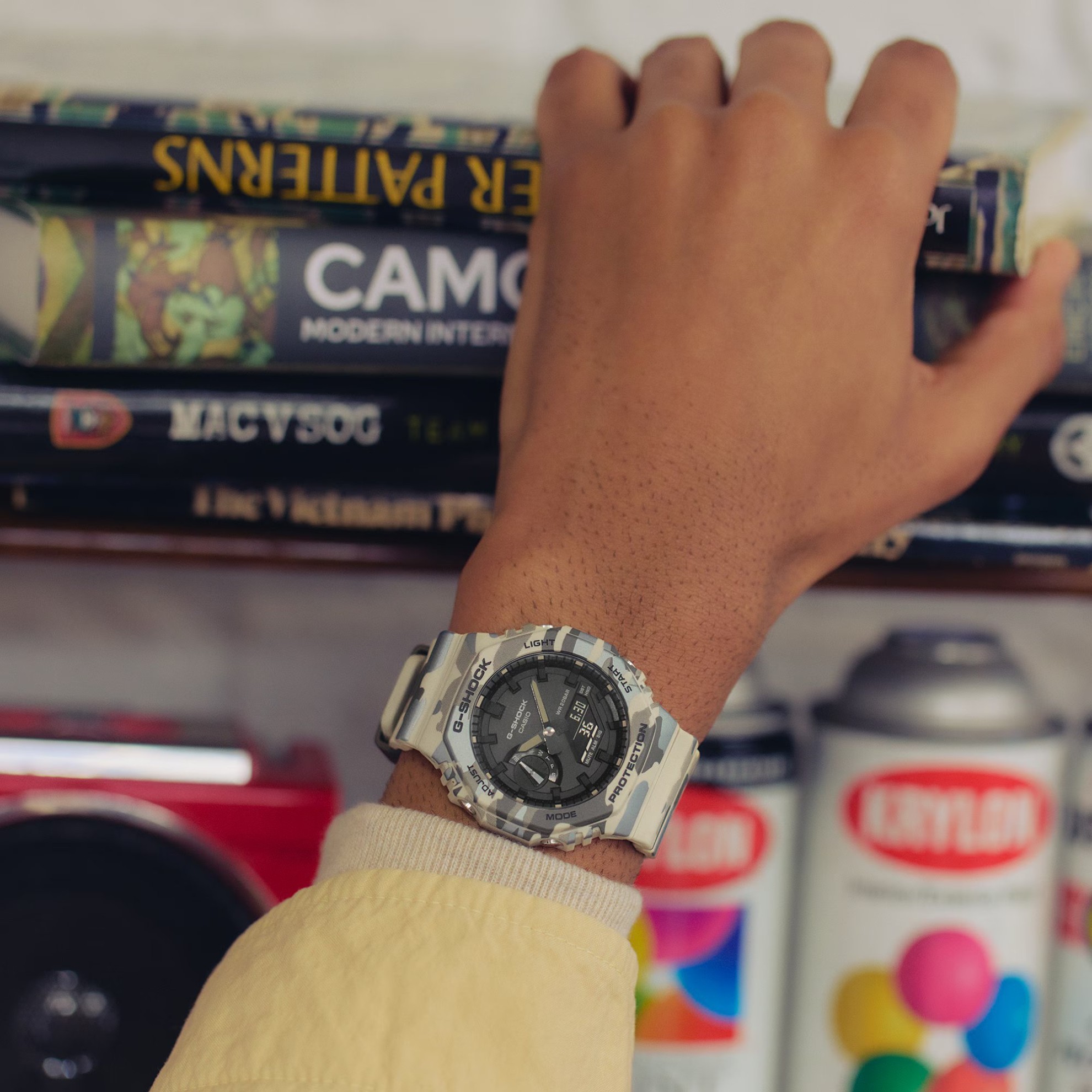 Casio G-Shock Carbon Core Guard Camouflage Series GA-2100CM-5AER